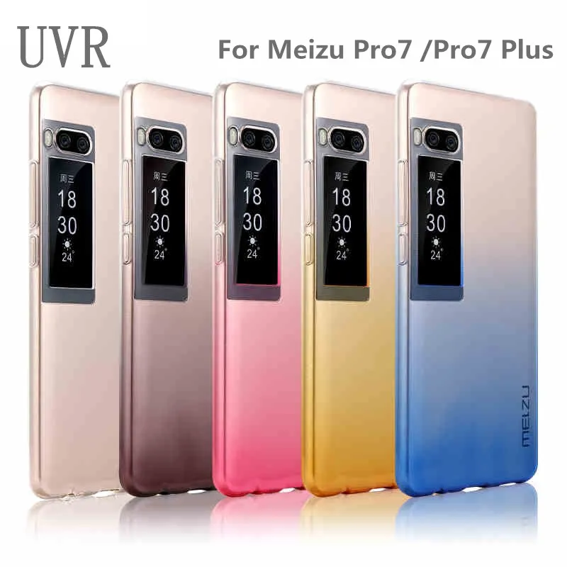 UVR For Meizu Pro7 Plus Case Transparent Soft Silicone Shell Ultra Thin Color Gradient For Meizu Pro 7 Plus Cover
UVR For Meizu Pro7 Plus Case Transparent Soft Silicone Shell Ultra Thin Color Gradient For Meizu Pro 7 Plus Cover