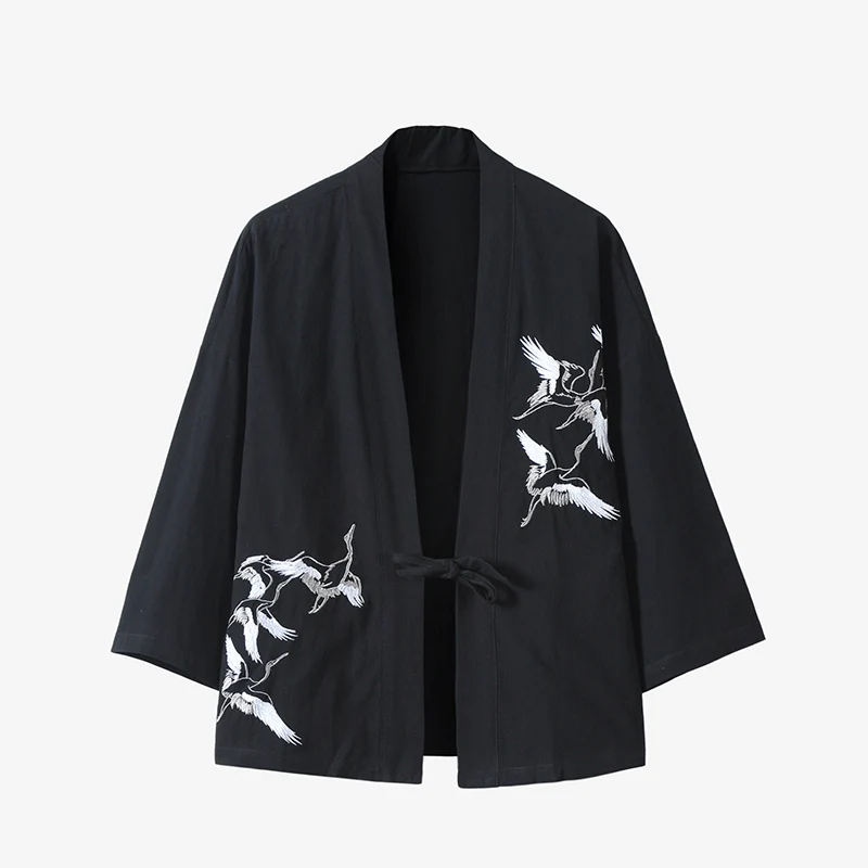 japanese harajuku Kimono cardigan men black japanese kimono men samurai costume male yukata haori japanese clothing
japanese harajuku Kimono cardigan men black japanese kimono men samurai costume male yukata haori japanese clothing