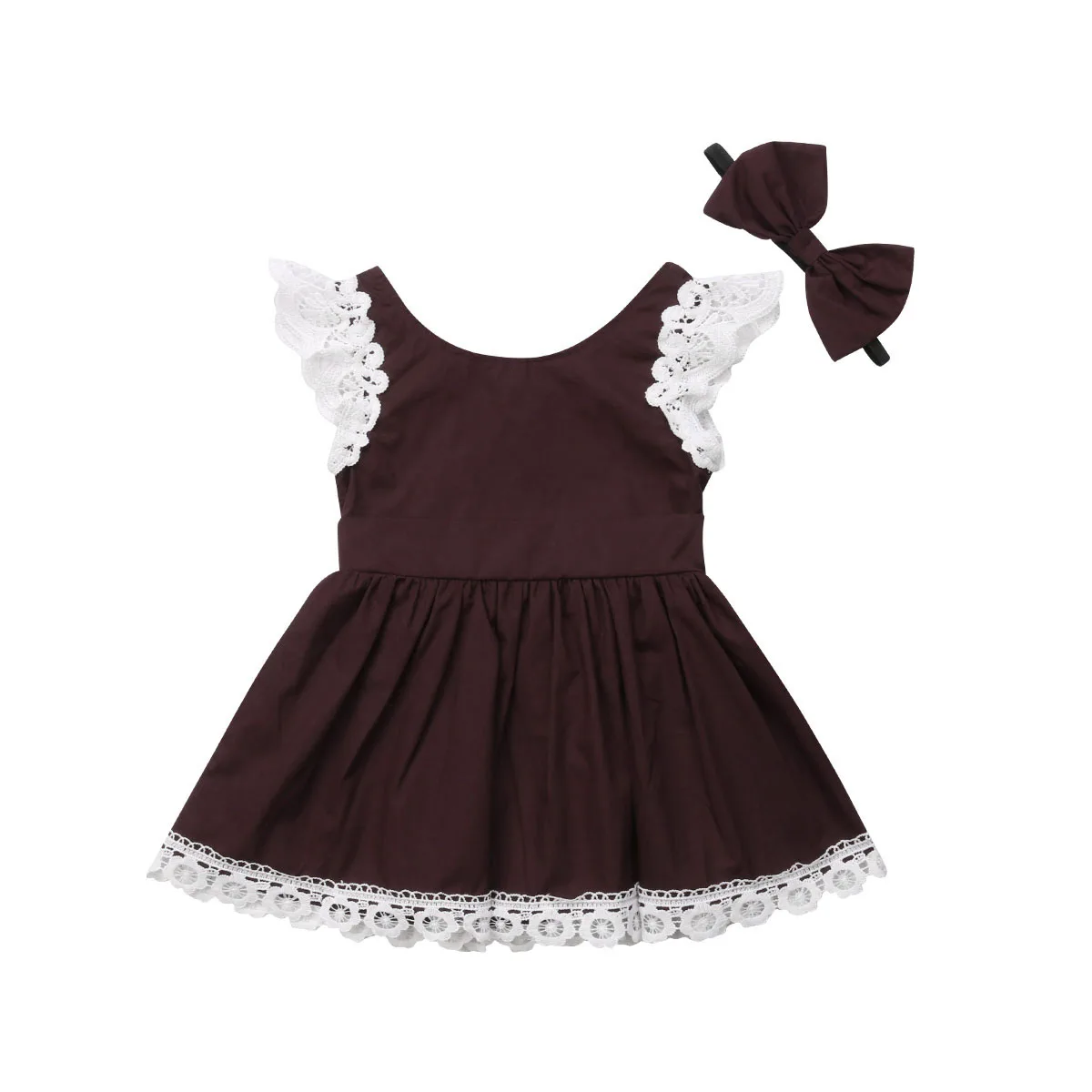 Toddler Kids Baby Girls Clothes Lace Dresses Sleeveless Cute Princess Party Pageant Sun Dress Headband Girl 6M-4T
Toddler Kids Baby Girls Clothes Lace Dresses Sleeveless Cute Princess Party Pageant Sun Dress Headband Girl 6M-4T