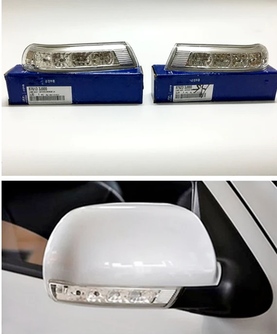 For HYUNDAI Santa Fe Santafe Veracruz IX55 2007-2012 Side Rearview Mirror LED Turn Signal Light Lamp blink 876133J000 876233J00
For HYUNDAI Santa Fe Santafe Veracruz IX55 2007-2012 Side Rearview Mirror LED Turn Signal Light Lamp blink 876133J000 876233J00