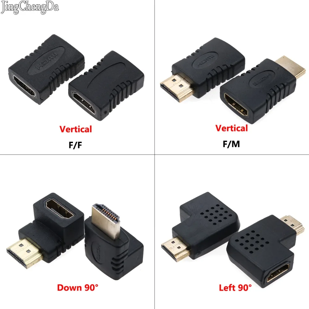JCD HDMI Connector Male to HDMI Female Adapter Converter Extender 90 Degree Left/Down Angle for 1080P HDTV adapter
JCD HDMI Connector Male to HDMI Female Adapter Converter Extender 90 Degree Left/Down Angle for 1080P HDTV adapter