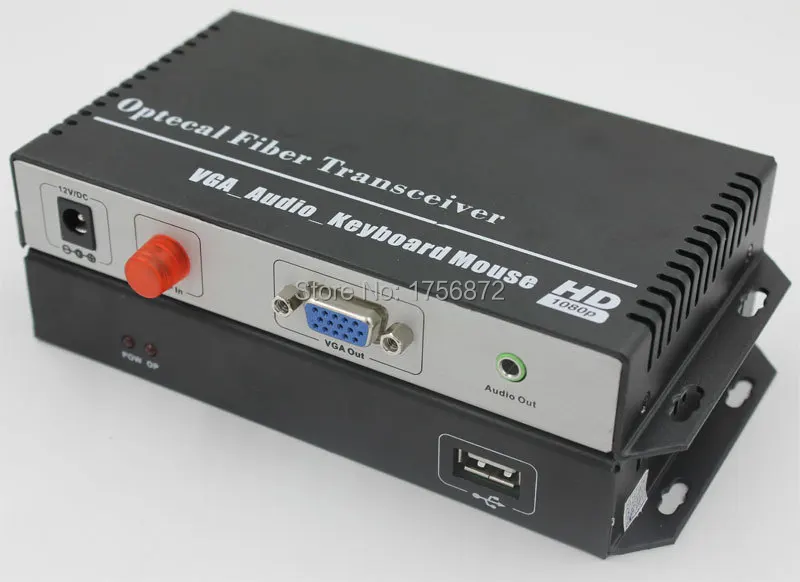 1 PAIR KVM HD video Optical Multiplexer Fiber Optic Extender VGA / USB / Keyboard / Mouse / Audio Single Fiber 20 KM FC
1 PAIR KVM HD video Optical Multiplexer Fiber Optic Extender VGA / USB / Keyboard / Mouse / Audio Single Fiber 20 KM FC