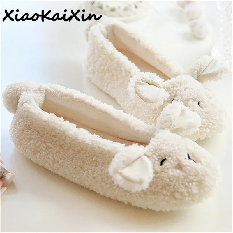 XiaoKaiXin Ballet Style Women Home Slippers Spring/Autumn Warm Plush Beige Cotton Shoes Woman Animal Cute Sheep Bedroom Slippers
XiaoKaiXin Ballet Style Women Home Slippers Spring/Autumn Warm Plush Beige Cotton Shoes Woman Animal Cute Sheep Bedroom Slippers