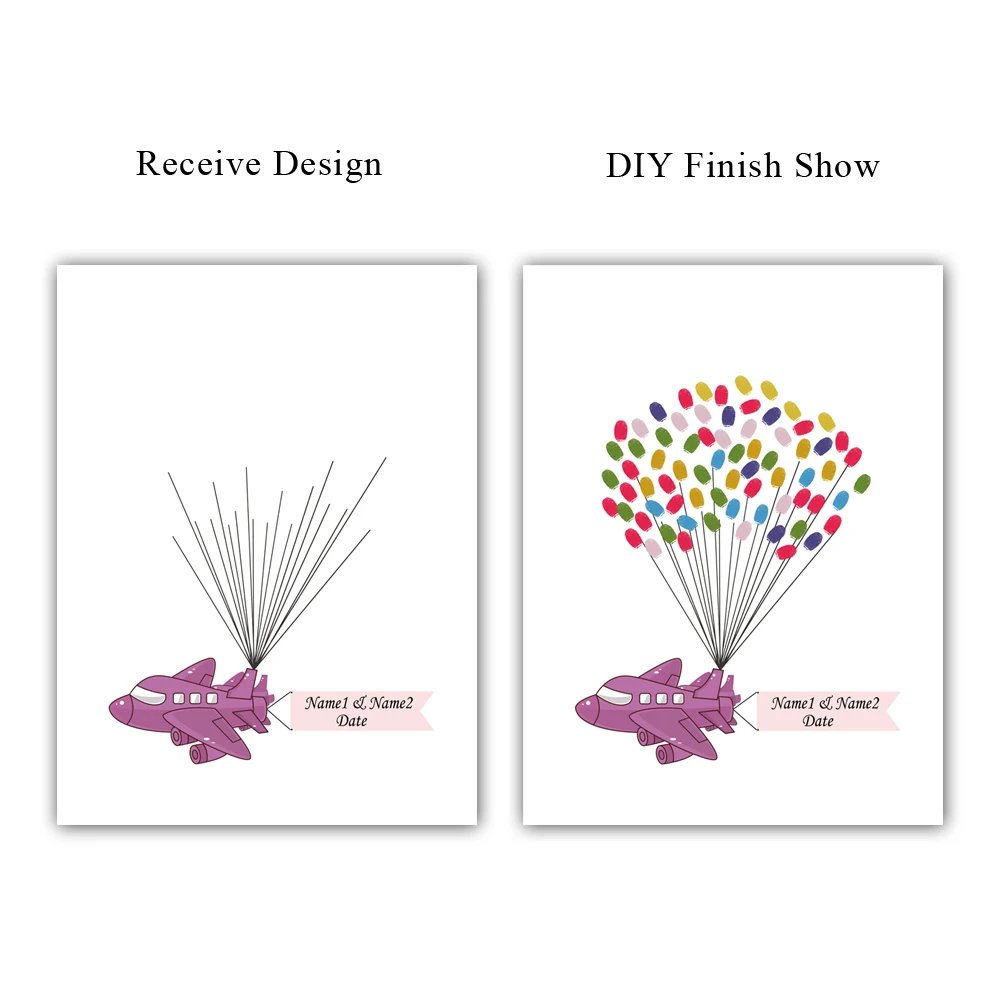 Purple-Aircraft-Canvas-Wedding-Gift-Fingerprint-Signature-Guest-Book-for-Engagement-Party-Wedding-Anniversary-Inkpad-Included (2)