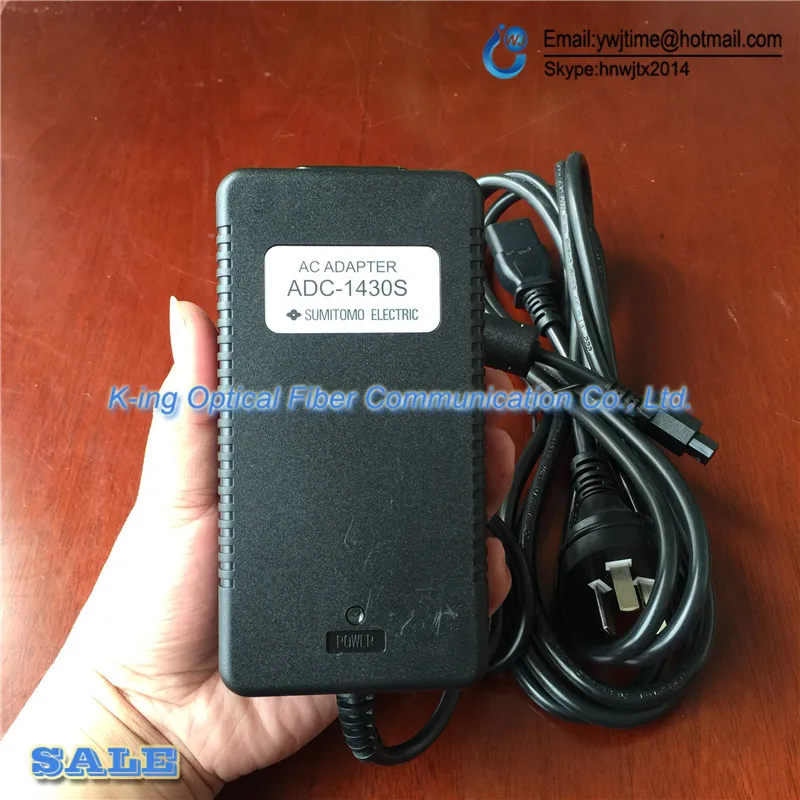 Original Sumitomo ADC-1430S AC Adapter Charger for T-81C T-71C T-600C Z1C T-400S Q101 T-71M Fiber fusion splicer
Original Sumitomo ADC-1430S AC Adapter Charger for T-81C T-71C T-600C Z1C T-400S Q101 T-71M Fiber fusion splicer