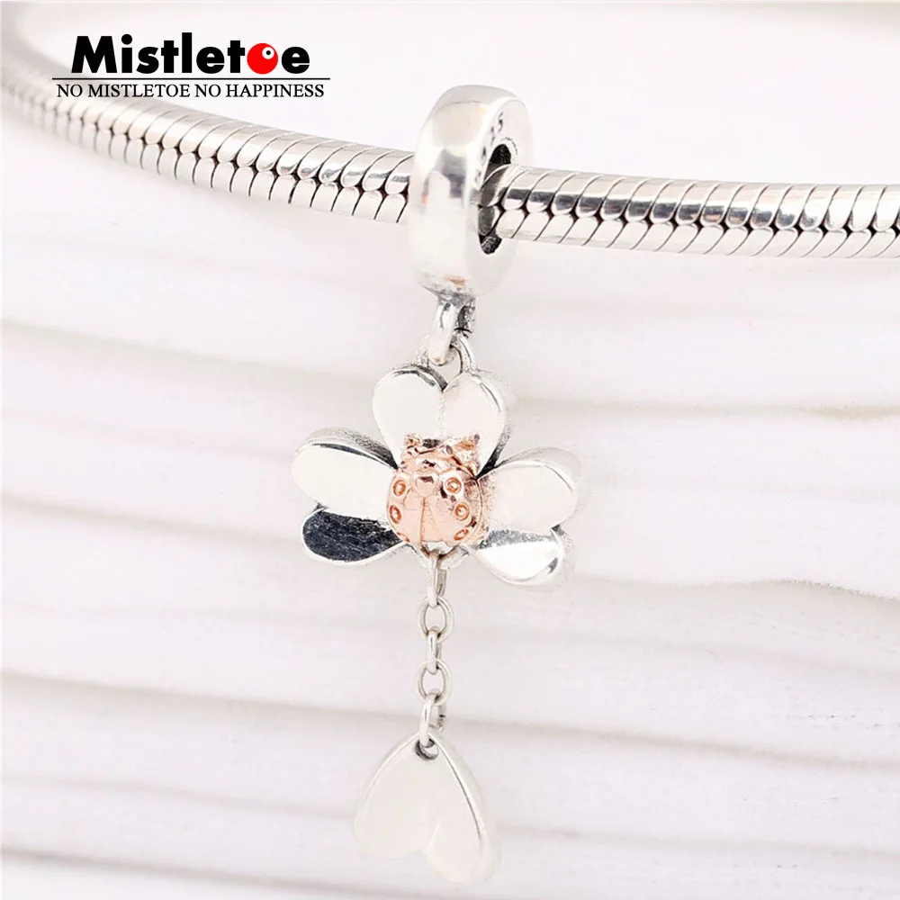 Mistletoe 925 Sterling Silver Clover & Ladybird Dangle Charm Fit European Bracelet Jewelry
Mistletoe 925 Sterling Silver Clover & Ladybird Dangle Charm Fit European Bracelet Jewelry
