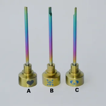 Colourful Universal GR2 Titanium Nail Carb Cap with lovely design fit Universal 14&18mm Titanium nail
Colourful Universal GR2 Titanium Nail Carb Cap with lovely design fit Universal 14&18mm Titanium nail