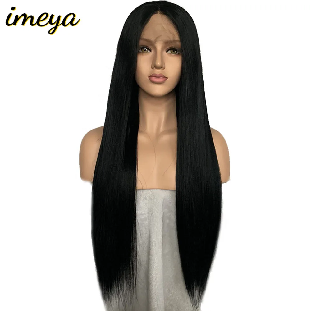 Imeya Long Yaki Straight Synthetic Lace Front Wigs Middle Part High Temperature Heat Resistant Fiber Cosplay Lace Wigs For Women
Imeya Long Yaki Straight Synthetic Lace Front Wigs Middle Part High Temperature Heat Resistant Fiber Cosplay Lace Wigs For Women