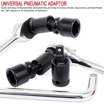 Electric Impact Wrench Air Impact Wrenches 1/2" 12.5mm Universal Pneumatic Adaptor Converter for CR-MO Socket
Electric Impact Wrench Air Impact Wrenches 1/2" 12.5mm Universal Pneumatic Adaptor Converter for CR-MO Socket