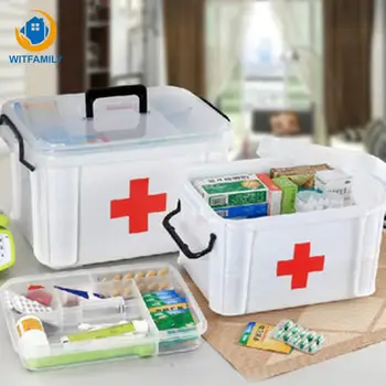 Extra Large Household Double Layer Storage Organizer First Aid Kit Multifunctional Medicine Box Sundries Storage
Extra Large Household Double Layer Storage Organizer First Aid Kit Multifunctional Medicine Box Sundries Storage
