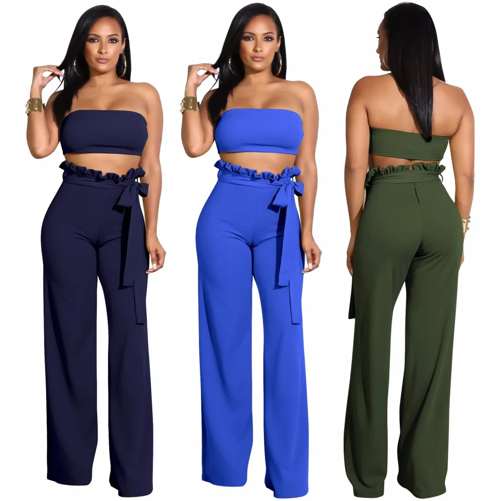 HOT Fashion Tube Top Wide Leg Pants Commuter Suit Leisure Women Thanksgiving gift
HOT Fashion Tube Top Wide Leg Pants Commuter Suit Leisure Women Thanksgiving gift