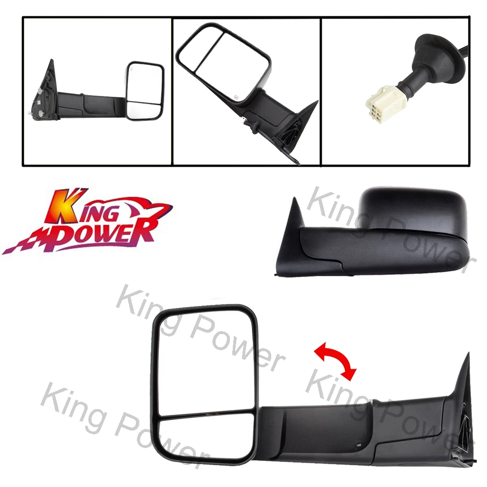KP- FREE SHIPPING- L/R Power Heated Telescoping Tow Mirror For 98-01 Dodge Ram 1500/98-02 2500 3500
KP- FREE SHIPPING- L/R Power Heated Telescoping Tow Mirror For 98-01 Dodge Ram 1500/98-02 2500 3500