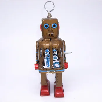 Adult Collection Retro Wind up toy Metal Tin The robot Mechanical toy Clockwork toy figures model kids christmas gift
Adult Collection Retro Wind up toy Metal Tin The robot Mechanical toy Clockwork toy figures model kids christmas gift
