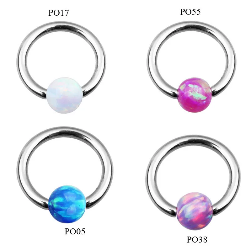 1 pc 1.2*8*4mm Colorful Opal Piercing Nose Rings Studs Nose Piercing Septum Women Daith Piercing Opal Ring Ear Pircing Jewely
1 pc 1.2*8*4mm Colorful Opal Piercing Nose Rings Studs Nose Piercing Septum Women Daith Piercing Opal Ring Ear Pircing Jewely
