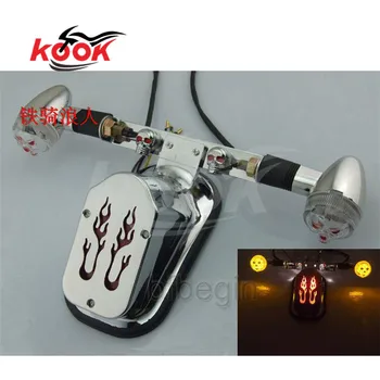 chrome motorcycle tail light for Harley Davidson LED motorbike brake lights fire decals rear indicator with turn signal lamp red
chrome motorcycle tail light for Harley Davidson LED motorbike brake lights fire decals rear indicator with turn signal lamp red
