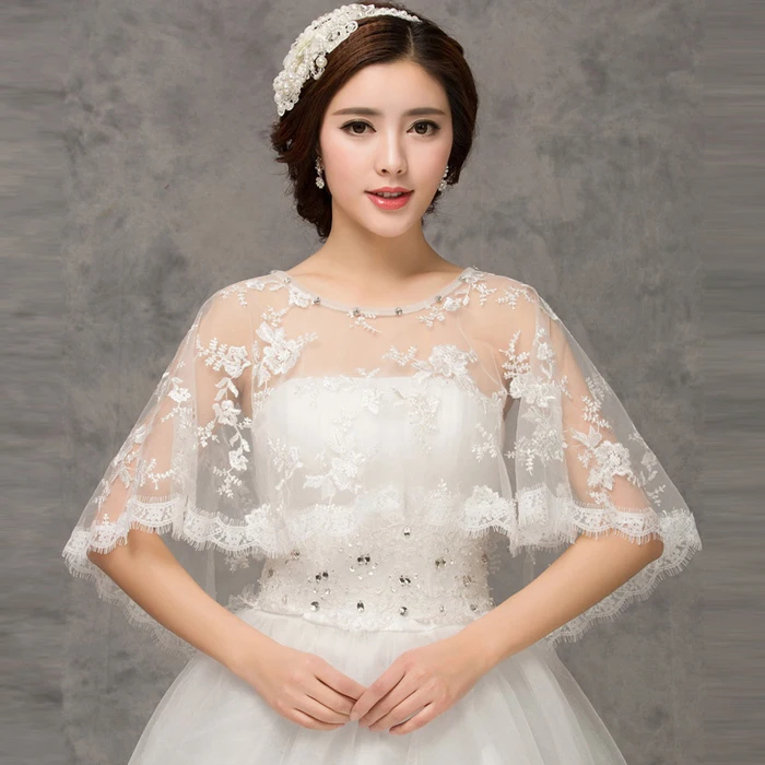 Princessally New Simple Wedding Bolero White Lace Sequined Elegant Evening Capes Bridal Jacket Cape De Mariage Fashion Bolero
Princessally New Simple Wedding Bolero White Lace Sequined Elegant Evening Capes Bridal Jacket Cape De Mariage Fashion Bolero