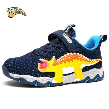 Dinoskulls Kids Sneakers LED Light Up Shoes for Boys 3D Dinosaur Mesh Breathable Children Trainers Glowing Running Toddler Shoes
Dinoskulls Kids Sneakers LED Light Up Shoes for Boys 3D Dinosaur Mesh Breathable Children Trainers Glowing Running Toddler Shoes