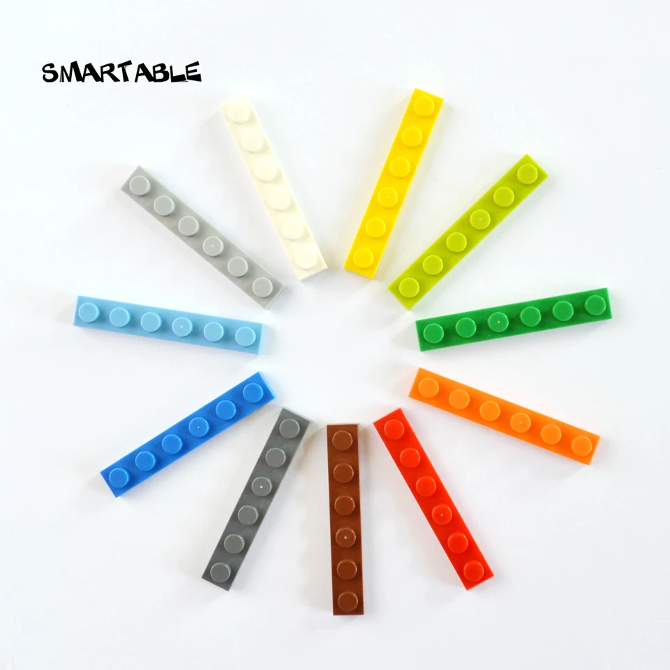 Smartable Plate 1X6 Building Blocks Parts DIY LOGO Educational Creative Toys Compatible Major Brands 3666 MOC Toys 102pcs/lot
Smartable Plate 1X6 Building Blocks Parts DIY LOGO Educational Creative Toys Compatible Major Brands 3666 MOC Toys 102pcs/lot