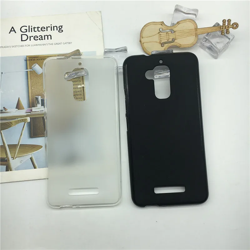 Мягкий силиконовый защитный чехол для Asus Zenfone 3 Max ZC520TL/ Pegasus X008D черный телефона