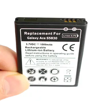Ciszean 50pcs/lot 1500mAh EB494358VU Replacement Battery For Samsung Galaxy Ace S5830 S5660 S5670 S7510 i619 S5830i i569 S5838
Ciszean 50pcs/lot 1500mAh EB494358VU Replacement Battery For Samsung Galaxy Ace S5830 S5660 S5670 S7510 i619 S5830i i569 S5838