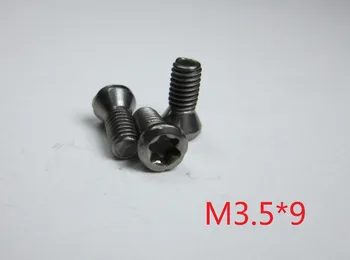 100pcs M3.5*9mm Insert Hexagon Torx Screw for Replaces Carbide Inserts CNC machine Lathe M3.5 x 9mm accessories blade cutter
100pcs M3.5*9mm Insert Hexagon Torx Screw for Replaces Carbide Inserts CNC machine Lathe M3.5 x 9mm accessories blade cutter