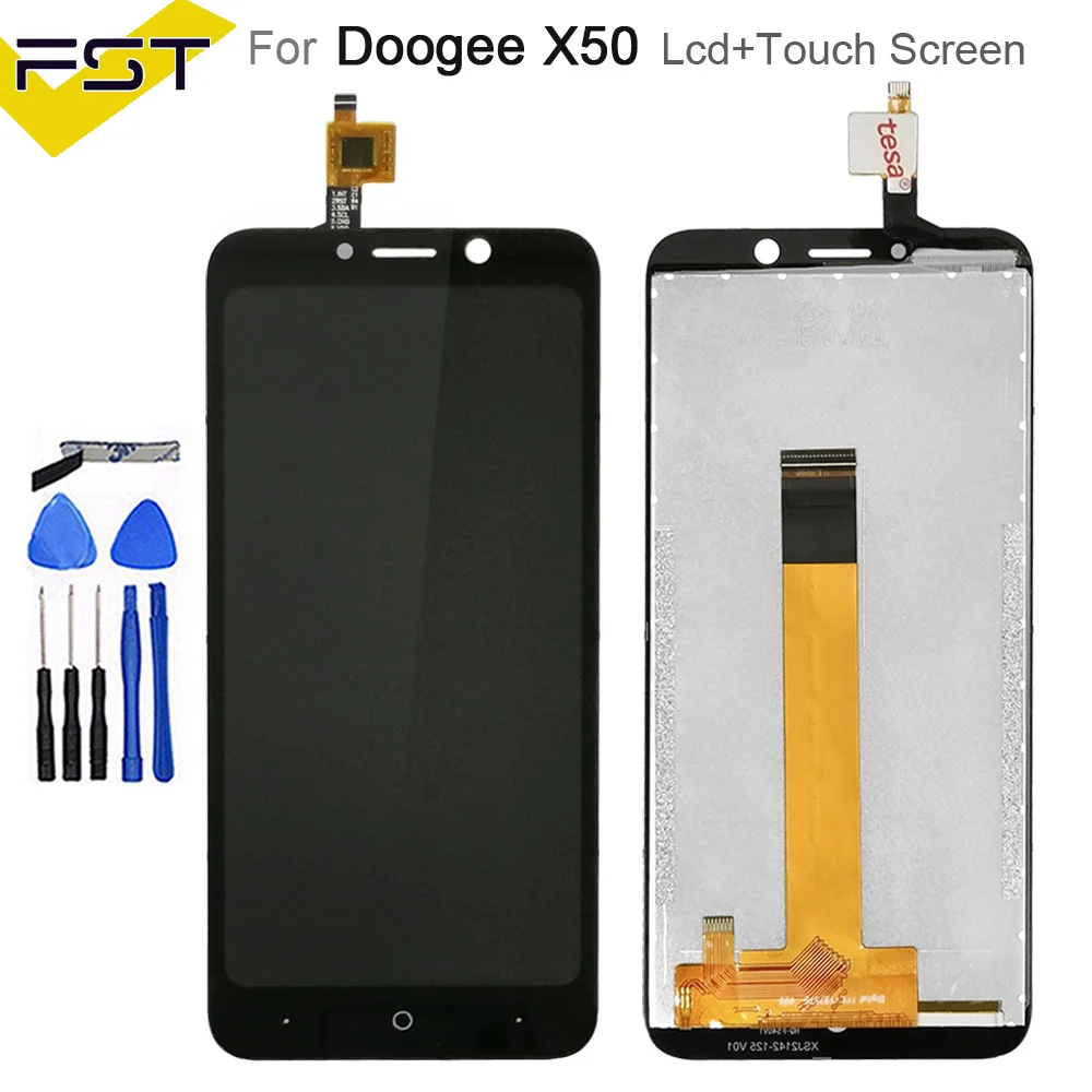 5.0''For Doogee X50 X50L LCD Display+Touch Screen Digitizer Assembly For Doogee X50/X50L Mobile Phone Accessories With Tools
5.0''For Doogee X50 X50L LCD Display+Touch Screen Digitizer Assembly For Doogee X50/X50L Mobile Phone Accessories With Tools