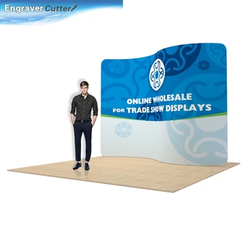 10ft S Shape Fabric Display Wall Graphics Included Single Sided Banner Stand, Trade Show Display
10ft S Shape Fabric Display Wall Graphics Included Single Sided Banner Stand, Trade Show Display