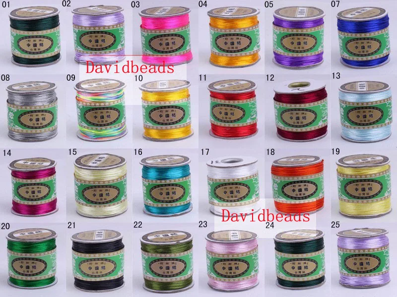 Free Shipping 24Colors Chinese Knot Nylon Macrame Cords Rattai Braided Bracelet Cord Made In Taiwan 165yardsx1.5mm
Free Shipping 24Colors Chinese Knot Nylon Macrame Cords Rattai Braided Bracelet Cord Made In Taiwan 165yardsx1.5mm