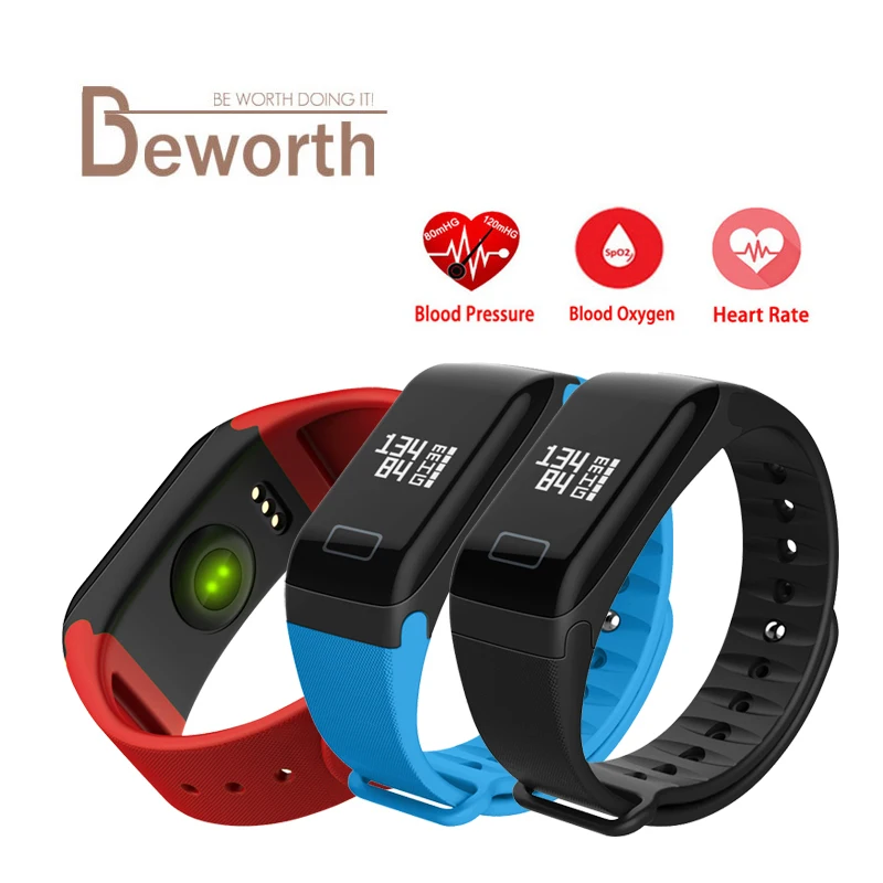 

R3 Fitness Smart Band Heart Rate Monitor Blood Pressure Blood Oxygen With Pedometer Bracelet Wristband PK Miband 2 F1