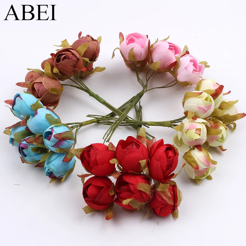 24pcs/lot 2cm Head Rose Bud Atificial Small Peony Flowers Bouquet For Wedding Scrapbook Gift Party Home Decoration Craft DIY
24pcs/lot 2cm Head Rose Bud Atificial Small Peony Flowers Bouquet For Wedding Scrapbook Gift Party Home Decoration Craft DIY