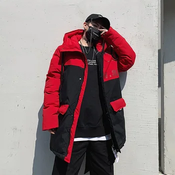 Mens trench coat jacket winter Magic sticker Windbreaker Hip hop Thick overcoat for long jacket Male Chamarra larga Coat US Size
Mens trench coat jacket winter Magic sticker Windbreaker Hip hop Thick overcoat for long jacket Male Chamarra larga Coat US Size