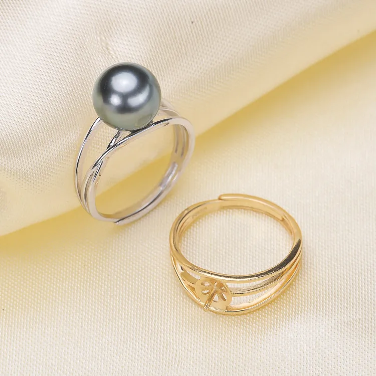 Pearl Ring Settings, Fashionable Ring Findings, Adjustable Size 925 Silver Ring Jewelry DIY making No Pearl Free Shipping
Pearl Ring Settings, Fashionable Ring Findings, Adjustable Size 925 Silver Ring Jewelry DIY making No Pearl Free Shipping