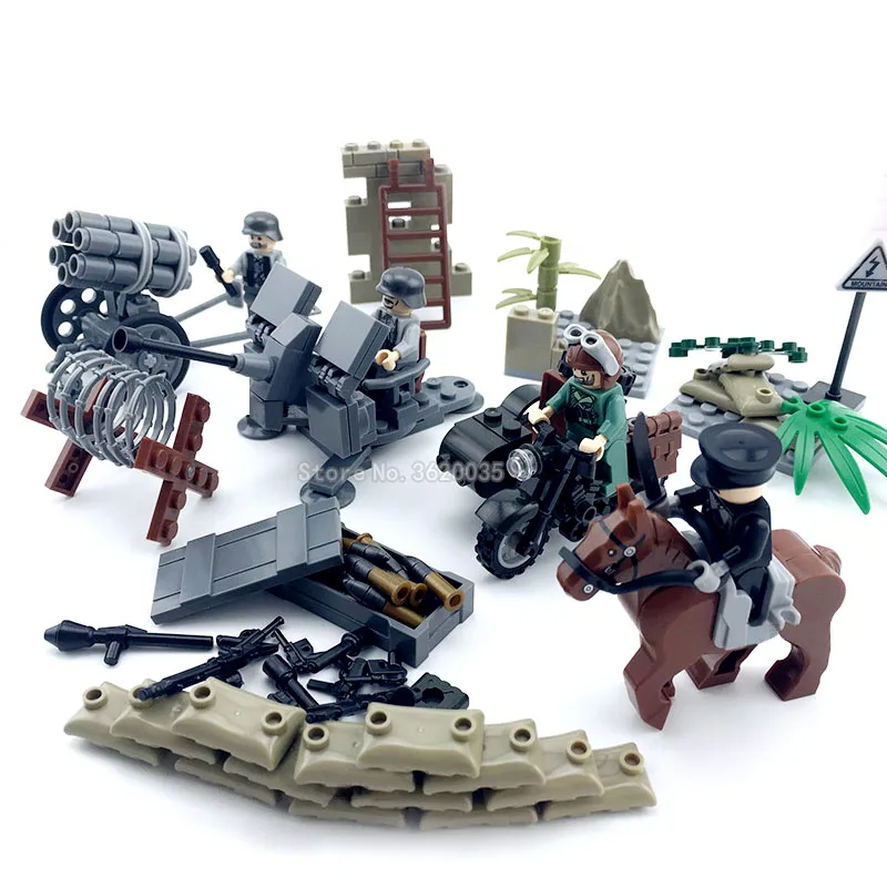 WW2 German 1940 Western offense Small Corps Battlefield compatible legoinglys Military Building Blocks figures Weapons gift
WW2 German 1940 Western offense Small Corps Battlefield compatible legoinglys Military Building Blocks figures Weapons gift