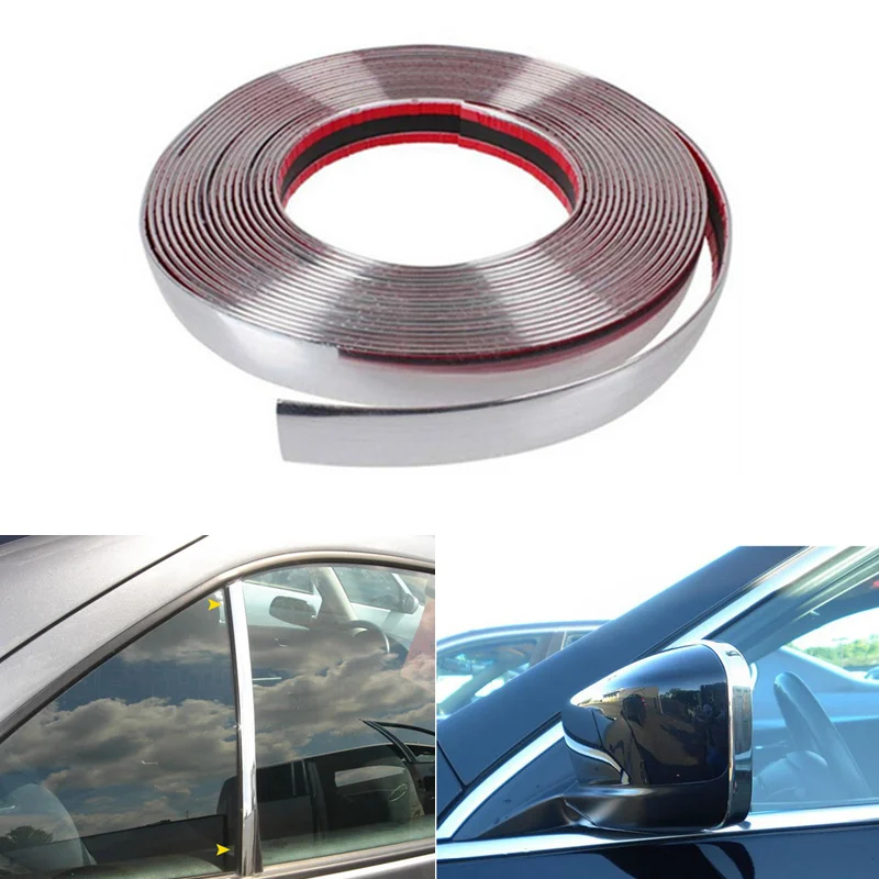 15M Silver Car Chrome Styling Decoration Moulding Trim Strip Tape Auto DIY Protective Sticker 6mm 8mm 10mm 12mm 15mm 20mm 30mm
15M Silver Car Chrome Styling Decoration Moulding Trim Strip Tape Auto DIY Protective Sticker 6mm 8mm 10mm 12mm 15mm 20mm 30mm