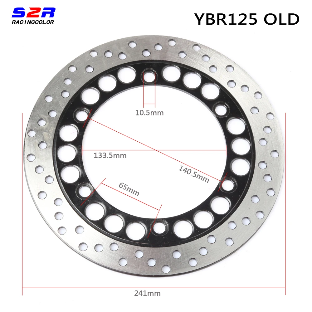 

S2R Motorcycle Front Brake Disc Disk for Yamaha YBR125 YBR YB 125 150 Old 2002-2006 06 New 2007-2016 07 Tape Spare Parts