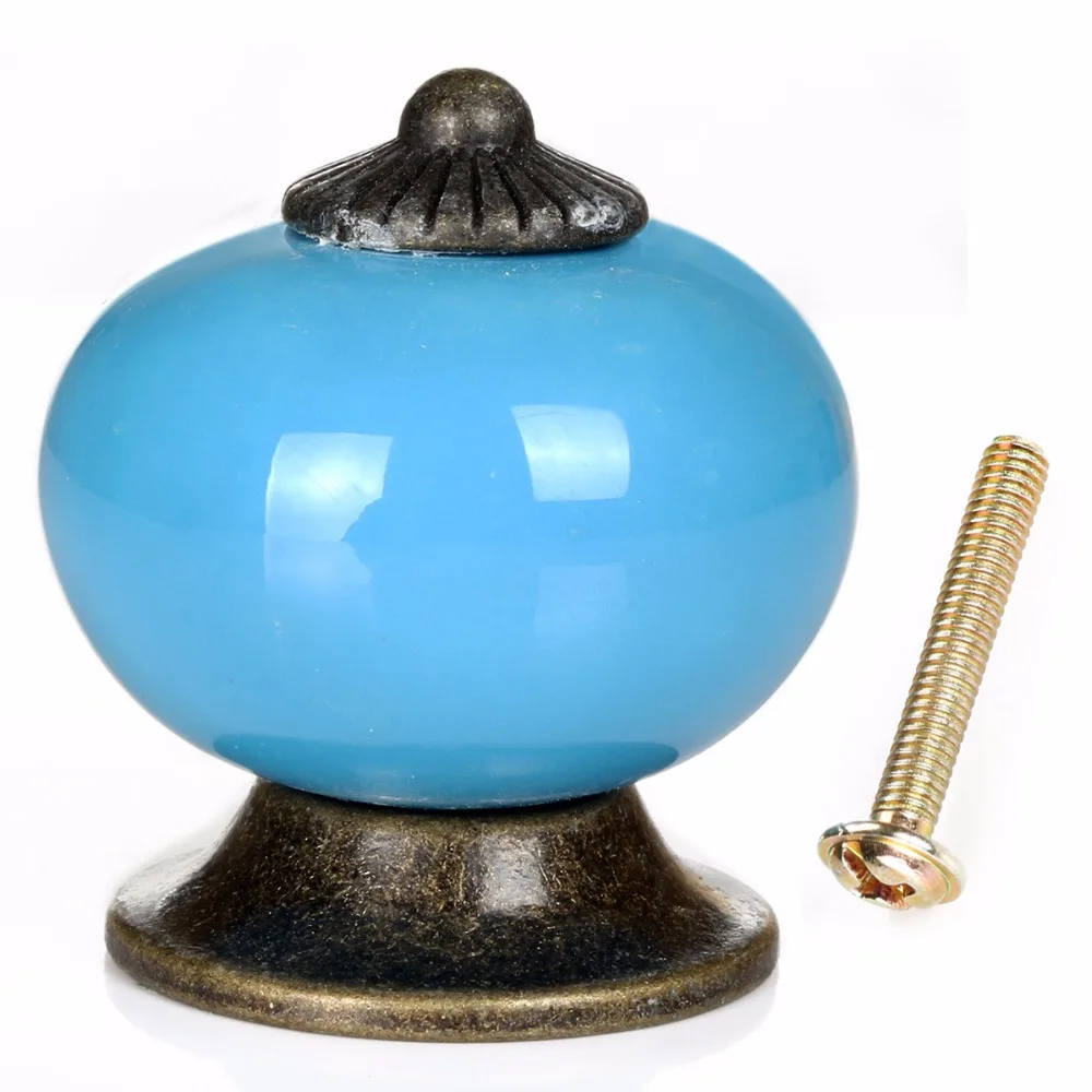 Blue Furniture Handle Knob Pumpkins Knobs Europe Ceramic Door Cabinet Cupboard Handles Pull Drawer 30mm 35mm
Blue Furniture Handle Knob Pumpkins Knobs Europe Ceramic Door Cabinet Cupboard Handles Pull Drawer 30mm 35mm