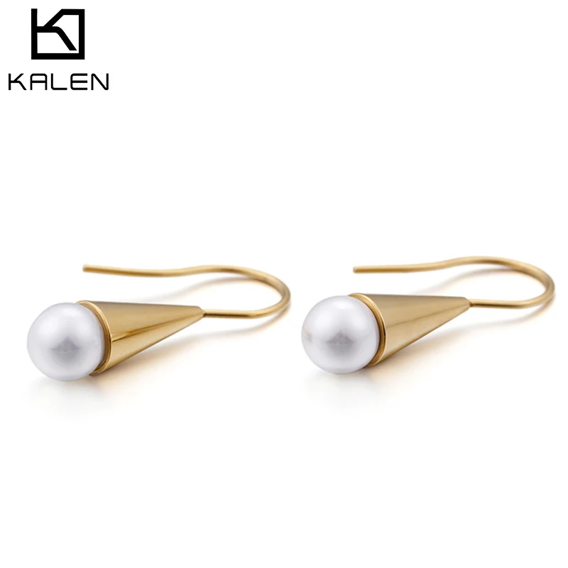 Kalen New Earrings For Women Trendy Tri-Color Stainless Steel & Simulated-Pearl Dangle Earrings Jewelry Women Girl Party Gifts
Kalen New Earrings For Women Trendy Tri-Color Stainless Steel & Simulated-Pearl Dangle Earrings Jewelry Women Girl Party Gifts