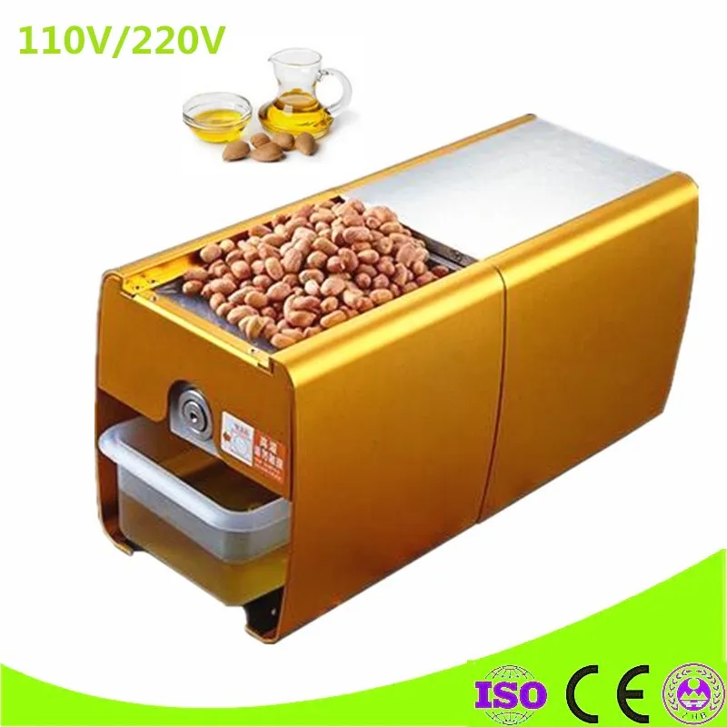 Mini Home Use Oil Press Machine For Peanuts Sesame Nuts Corn Vegetable Seeds Oil Extraction Machine
Mini Home Use Oil Press Machine For Peanuts Sesame Nuts Corn Vegetable Seeds Oil Extraction Machine