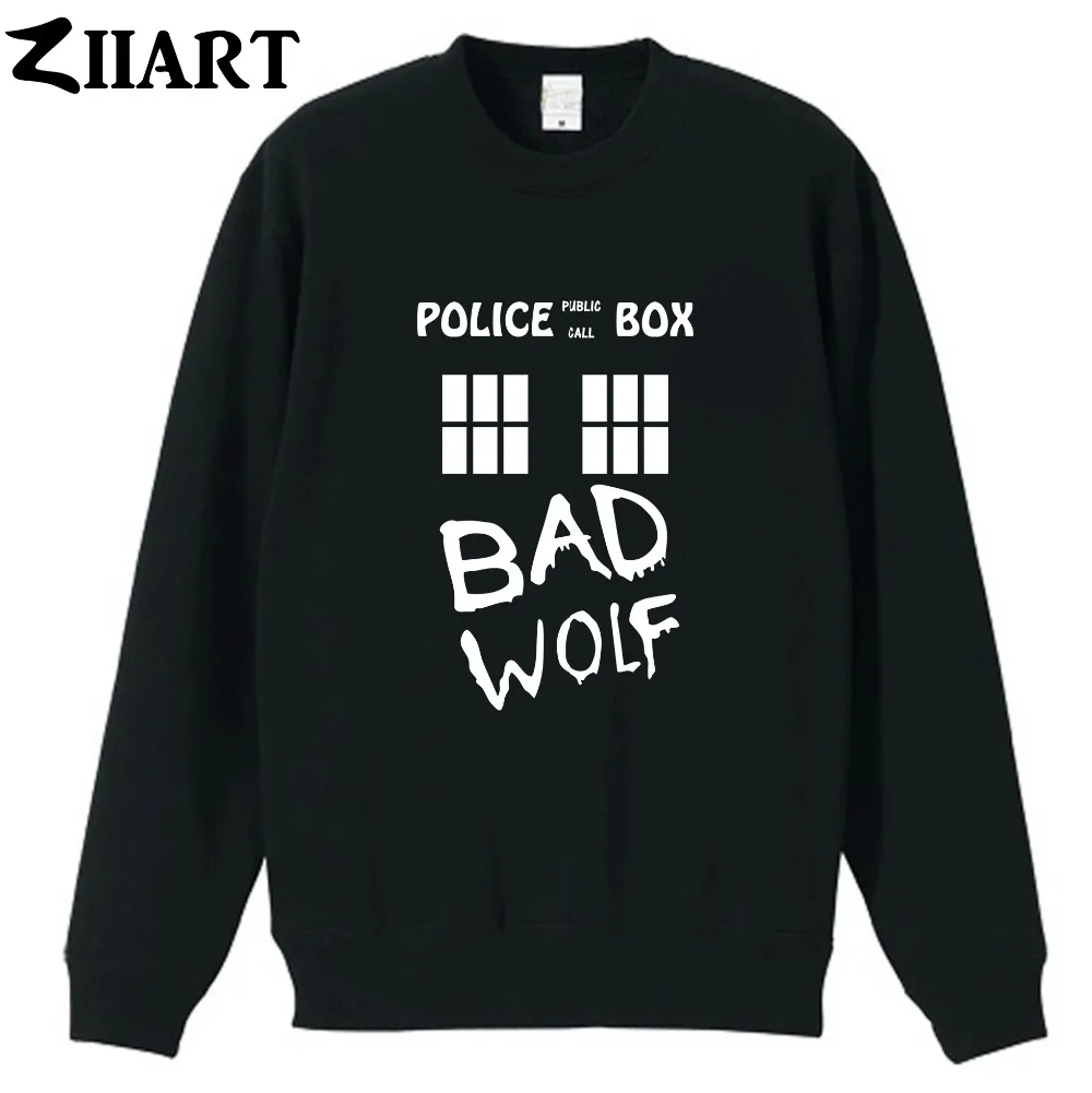 Bad Wolf TARDIS Doctor Who police box window public call couple clothes boys man male cotton autumn winter fleece Sweatshirt
Bad Wolf TARDIS Doctor Who police box window public call couple clothes boys man male cotton autumn winter fleece Sweatshirt