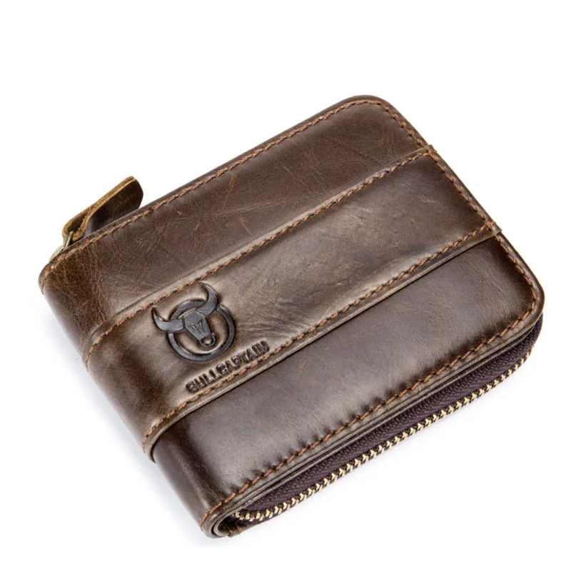 025 Vintage Genuine Leather Men Wallet Short Unique Design Wallets Male Zipper Coin Purse Card Holder Billetera Para Hombres
025 Vintage Genuine Leather Men Wallet Short Unique Design Wallets Male Zipper Coin Purse Card Holder Billetera Para Hombres