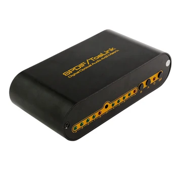 New Digital SPDIF/TOSLINK Digital Optical Fiber Audio 4x2 Matrix Switch 4 Inputs 2 Outputs US Plug High Quality
New Digital SPDIF/TOSLINK Digital Optical Fiber Audio 4x2 Matrix Switch 4 Inputs 2 Outputs US Plug High Quality