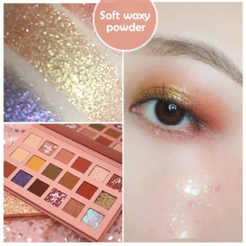 18 Colors Glitter Shimmer Eyeshadow Palette Pigmented Lasting Matte Eye Shadow Makeup Palette Cosmetics
18 Colors Glitter Shimmer Eyeshadow Palette Pigmented Lasting Matte Eye Shadow Makeup Palette Cosmetics
