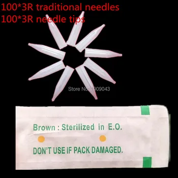 Free Shipping 100Pcs 3R needles and 100pcs 3R needle tips Permanent Makeup traditional Tattoo Needles with individual package
Free Shipping 100Pcs 3R needles and 100pcs 3R needle tips Permanent Makeup traditional Tattoo Needles with individual package