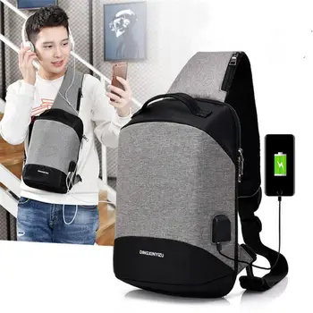 new 2018 men Chest package Inclined shoulder bag usb charging high grade Fashion leisure Handbag travel Men's bags women
new 2018 men Chest package Inclined shoulder bag usb charging high grade Fashion leisure Handbag travel Men's bags women