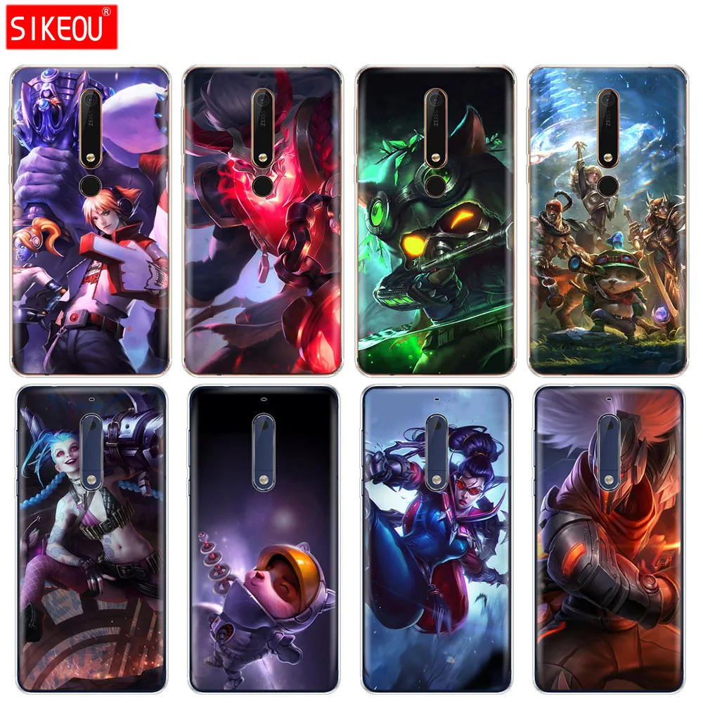 silicone cover phone case for Nokia 5 3 6 7 PLUS 8 9 /Nokia 6.1 5.1 3.1 2.1 6 2018 League of Legends Teemo Ezreal
silicone cover phone case for Nokia 5 3 6 7 PLUS 8 9 /Nokia 6.1 5.1 3.1 2.1 6 2018 League of Legends Teemo Ezreal