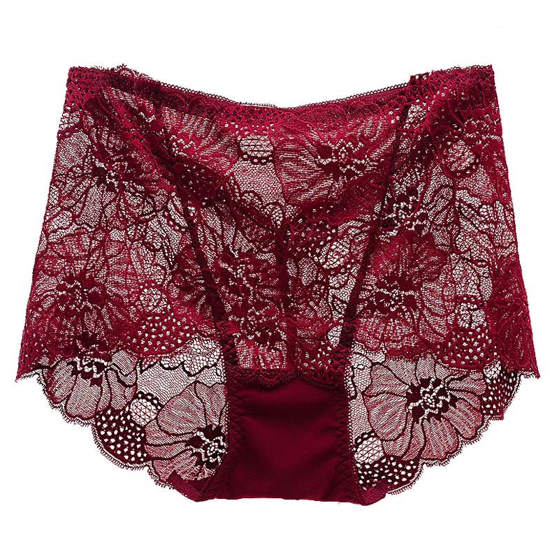 Lady Intimate Panties Underwear Women Big Size Modal Mid Waist Lace Hollow Out Sexy Briefs Balck Red
Lady Intimate Panties Underwear Women Big Size Modal Mid Waist Lace Hollow Out Sexy Briefs Balck Red