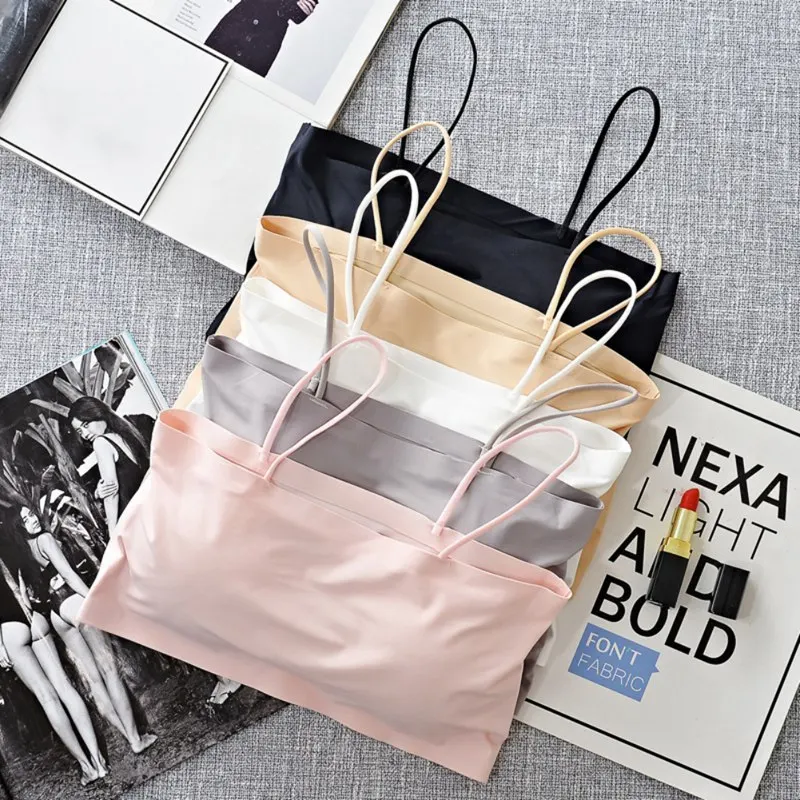 Women Sling Tube Top Sexy Bra Top Breathable Chest Pad Wearing Underwear strapless blouse tube top bandeau top 2018
Women Sling Tube Top Sexy Bra Top Breathable Chest Pad Wearing Underwear strapless blouse tube top bandeau top 2018