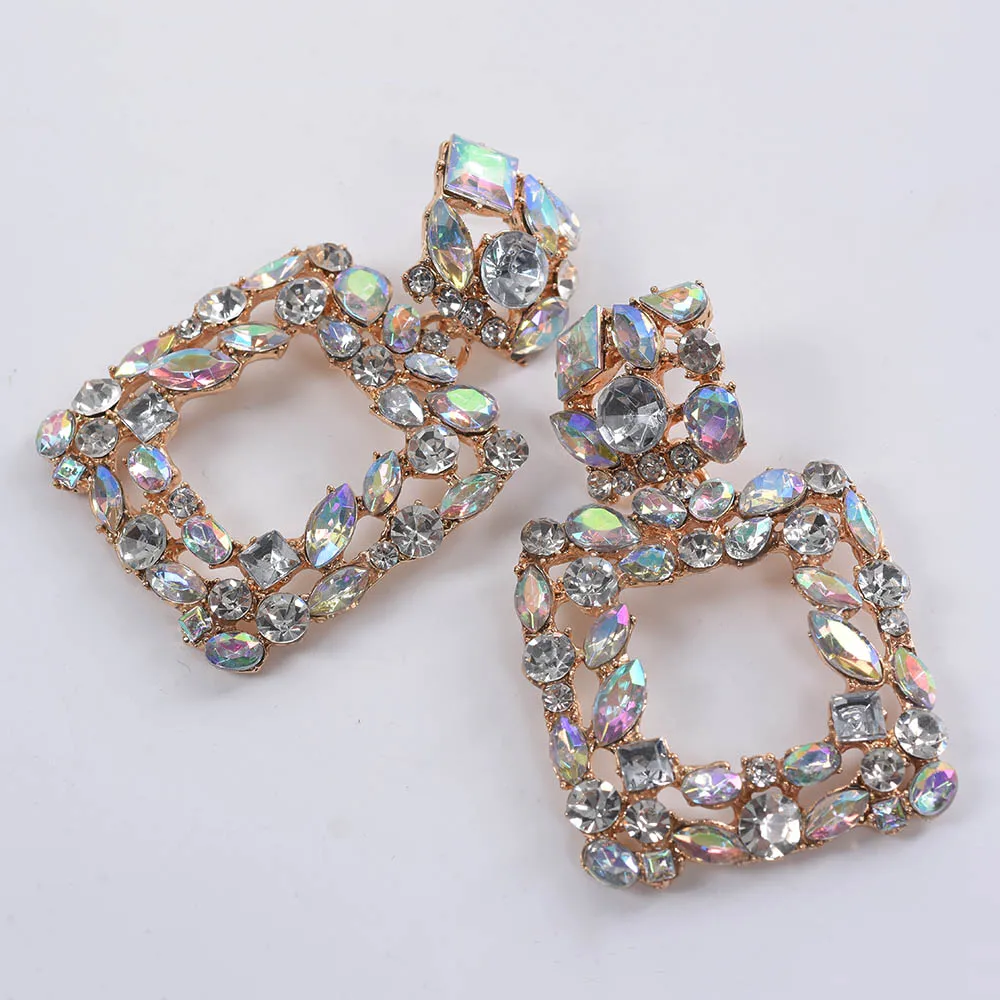Multicolor Square Austrian Crystal Glass Drop Earrings ZA Jewelry Women Shining Rhinestone Big Long Dangle Earrings Femme Party
Multicolor Square Austrian Crystal Glass Drop Earrings ZA Jewelry Women Shining Rhinestone Big Long Dangle Earrings Femme Party