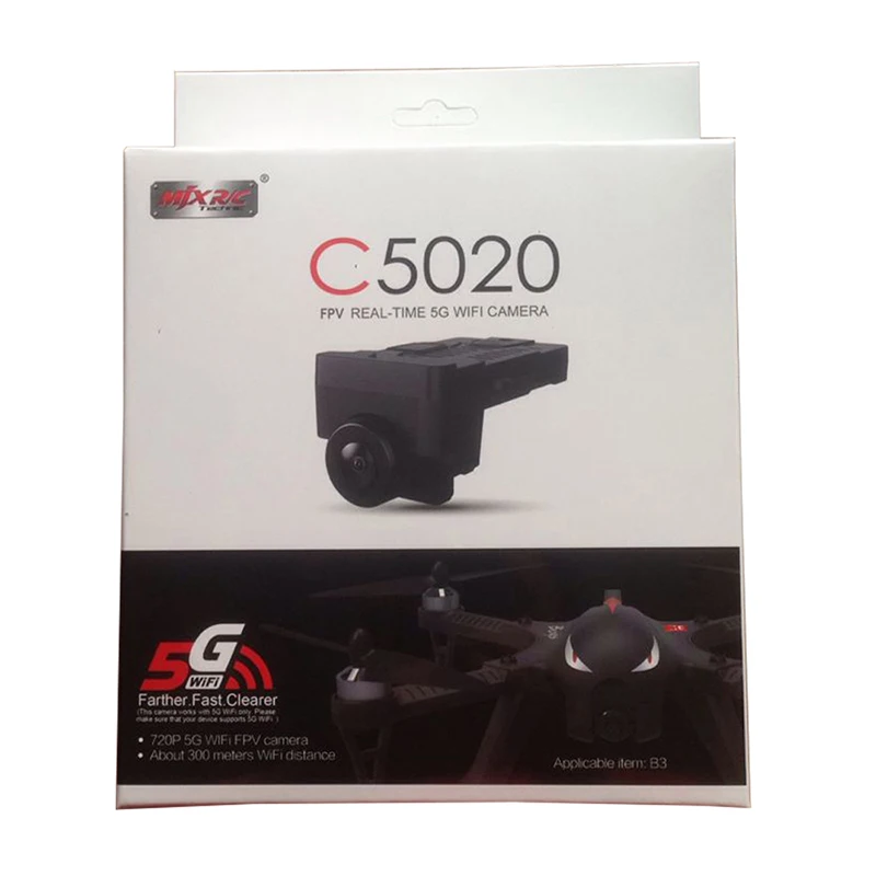 MJX C5020 Original Camera 5G 300M WIFI FPV Real-time Image Transmission Parts For MJX Bugs 3 B3 RC Helicopter Spare Parts
MJX C5020 Original Camera 5G 300M WIFI FPV Real-time Image Transmission Parts For MJX Bugs 3 B3 RC Helicopter Spare Parts