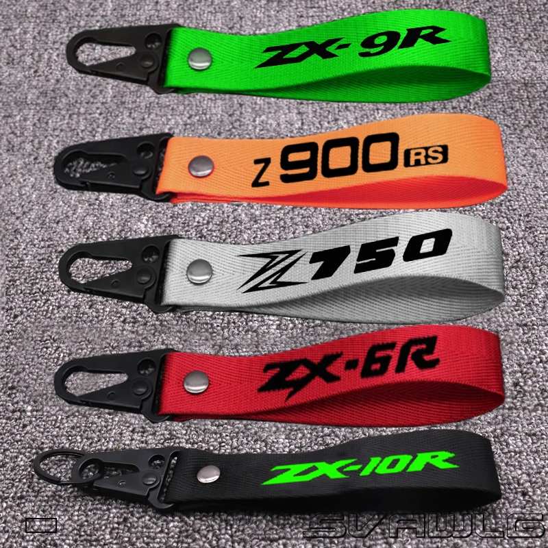 NEW Motorcycle 3D LOGO Strap Key Ring Keyring For kawasaki ZX-9R ZX-6R ZX-10R Z900RS Z750 Z750S Motocross Key Chain Keychain
NEW Motorcycle 3D LOGO Strap Key Ring Keyring For kawasaki ZX-9R ZX-6R ZX-10R Z900RS Z750 Z750S Motocross Key Chain Keychain
